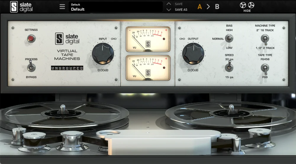 Slate Digital VTM interface with vintage tape machine emulation