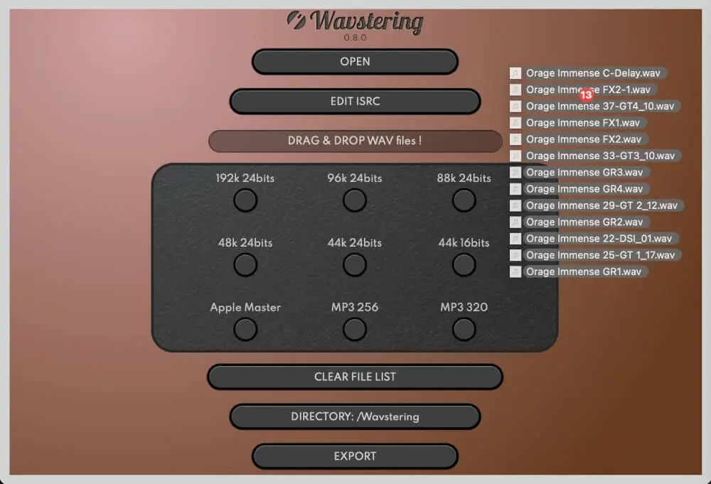 Wavstering Overview